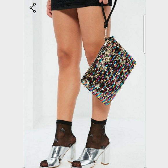 Chloe Alexis Handbags - ⚡🎈➡️NWT Chloe Alexis Sequin Color Changing Clutch